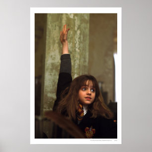 Hermione heft haar hand op poster