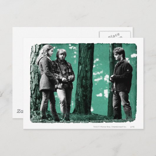 Hermione, Ron en Harry 1 Briefkaart (Voorkant / Achterkant)