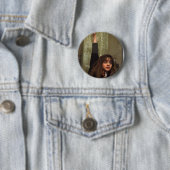 Hermione steekt haar hand op ronde button 5,7 cm (In situ)
