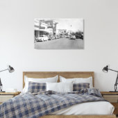 Hermiston, Oregon Main Street Uitzicht Foto Canvas Afdruk (Insitu (Slaapkamer))