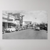 Hermiston, Oregon Main Street Uitzicht Foto Poster (Voorkant)