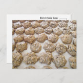 Hermit Cookie Recipe Briefkaart (Voorkant / Achterkant)
