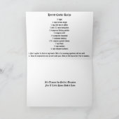 Hermit Cookie Recipe Kaart (Binnen)