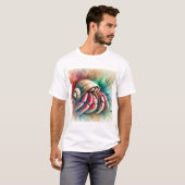 Hermit Crab 090724AREF102 - Watercolor T-shirt (Voorkant volledig)