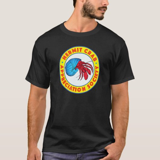 Hermit Crab Appreciation Society T-shirt (Voorkant)