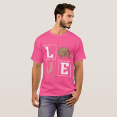 Hermit Crab Aquarist Valentines Day Crab T-shirt (Voorkant volledig)