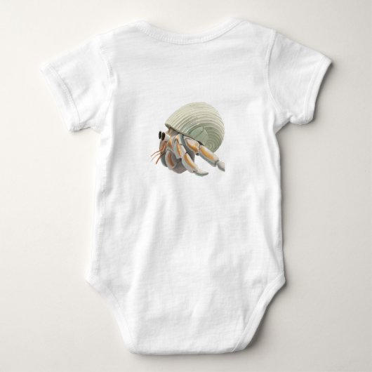 Hermit Crab Bodysuite en One Piece Romper (Achterkant)