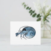 Hermit Crab Briefkaart (Staand voorkant)