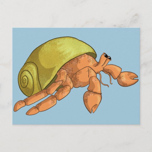 Hermit Crab Briefkaart (Voorkant)