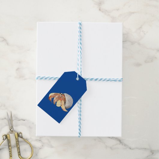 Hermit Crab Cadeaulabel (Met Touw)