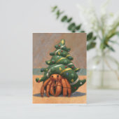 Hermit Crab Christmas Kaart (Staand voorkant)