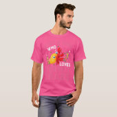 Hermit Crab Fish is gewoon een meisje dat van Herm T-shirt (Voorkant volledig)