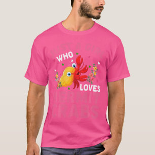 Hermit Crab Fish is gewoon een meisje dat van Herm T-shirt