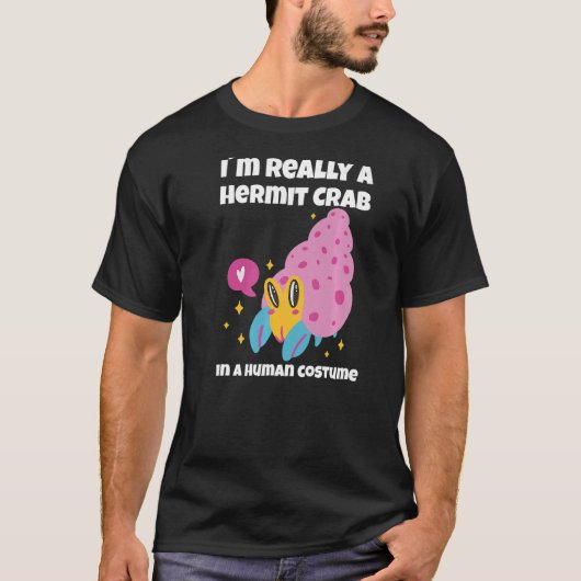 Hermit Crab Girl T-shirt (Voorkant)