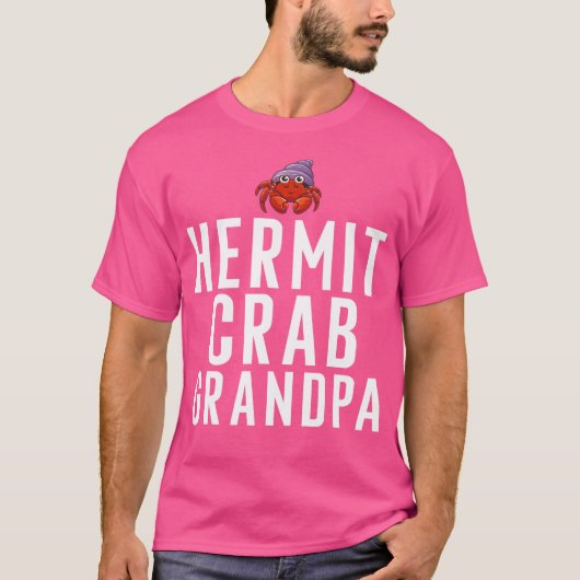 Hermit Crab Grandpa T-shirt (Voorkant)