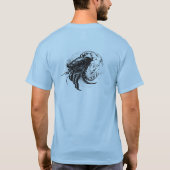 Hermit Crab in Black T-shirt (Achterkant)
