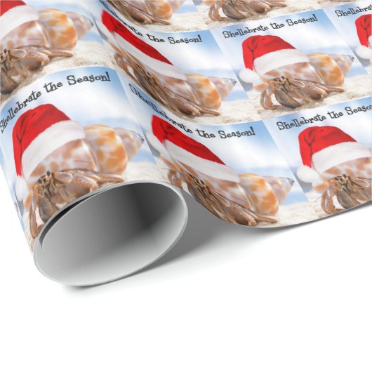 Hermit Crab KerstSmall Cadeaupapier (Rol Hoek)