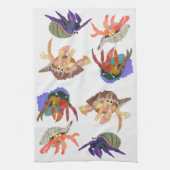 Hermit Crab Kitchen Towel Theedoek (Verticaal)