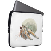 Hermit Crab Laptop Hoesje Laptop Sleeve (Voorkant Rechts)