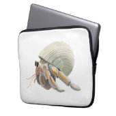 Hermit Crab Laptop Hoesje Laptop Sleeve (Voorkant Links)