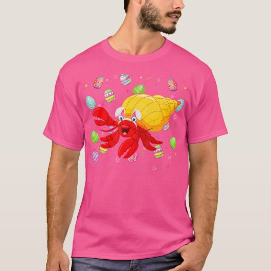 Hermit Crab Lover Easter Egg Funny Hermit Crab Eas T-shirt (Voorkant)