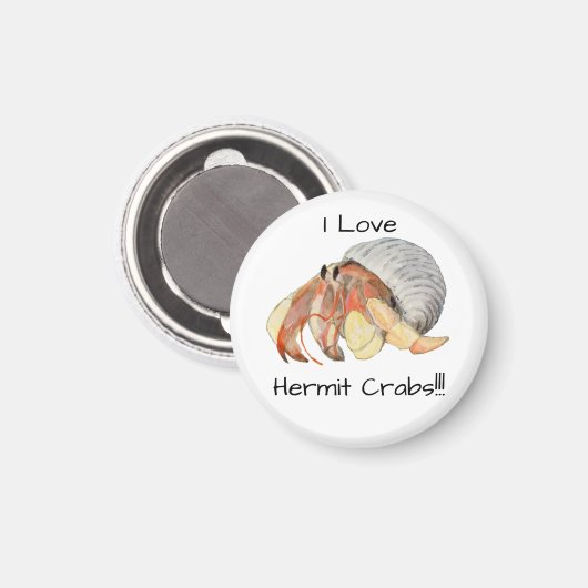 Hermit Crab Magneet (Voorkant / Achterkant)