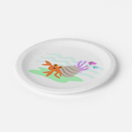 Hermit Crab Papieren Bordje (Gekanteld)