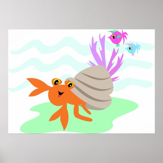 Hermit Crab Poster (Voorkant)
