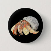 Hermit Crab Ronde Button 5,7 Cm (Voorkant)