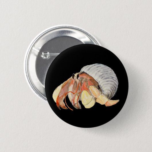 Hermit Crab Ronde Button 5,7 Cm (Voorkant /achterkant)