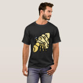 Hermit Crab Sea Shell Animal Shellfish Fun T-shirt (Voorkant volledig)