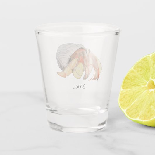 Hermit Crab Shot Glas (Achterkant)