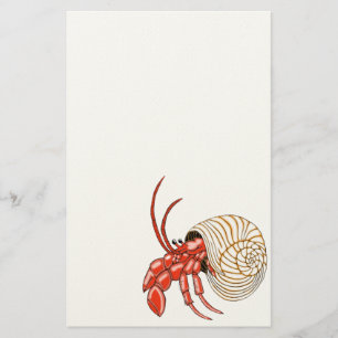 Hermit Crab Stationery Briefpapier