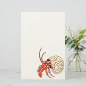 Hermit Crab Stationery Briefpapier (Staand voorkant)