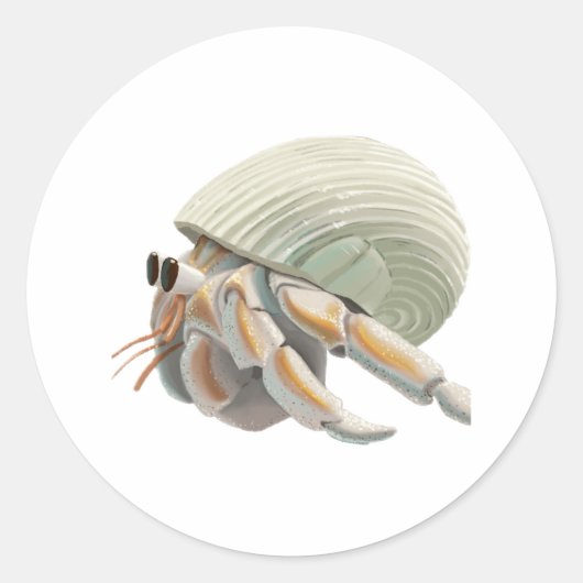 Hermit Crab Sticker (Voorkant)