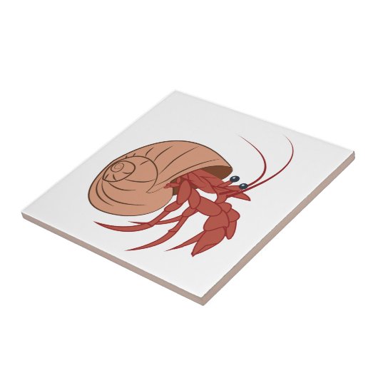 Hermit Crab Tegeltje (Zijkant)