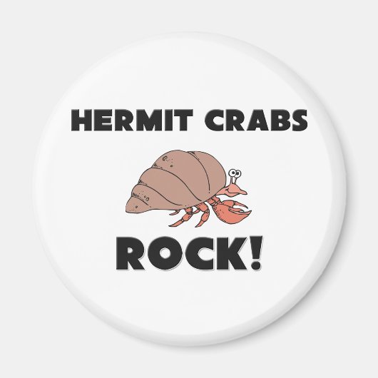 Hermit Crabs Rock Magneet (Voorkant)
