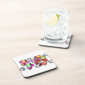 Hermit crabs summer  bier onderzetter (Rechterzijde)