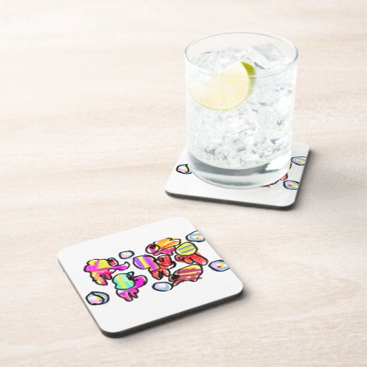 Hermit crabs summer bier onderzetter (Rechterzijde)