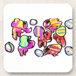 Hermit crabs summer  bier onderzetter