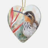 Hermit Hummingbird Keramisch Ornament (Links)