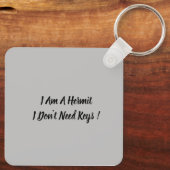 Hermit Sleutelhanger (Achterkant)