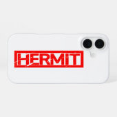 Hermit Stamp iPhone 16 Hoesje (Achterkant horizontaal)