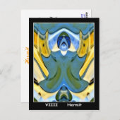 Hermit Tarot Card Briefkaart (Voorkant / Achterkant)