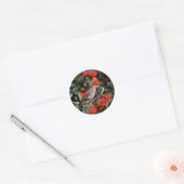 Hermit Thrush Ronde Sticker (Envelop)