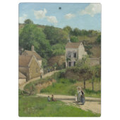Hermitage in Pontoise Camille Pissarro Klembord (Achterkant)