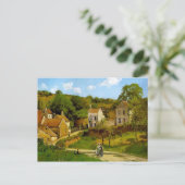 Hermitage van Pontoise door Camille Pissarro Briefkaart (Staand voorkant)