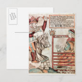 Hermod astride Sleipnir Briefkaart (Voorkant / Achterkant)