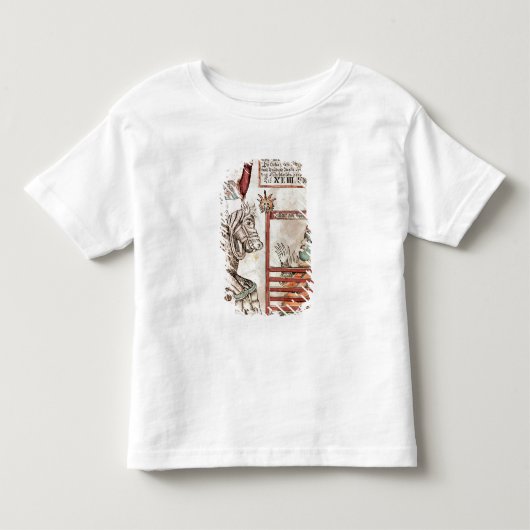 Hermod astride Sleipnir Kinder Shirts (Voorkant)