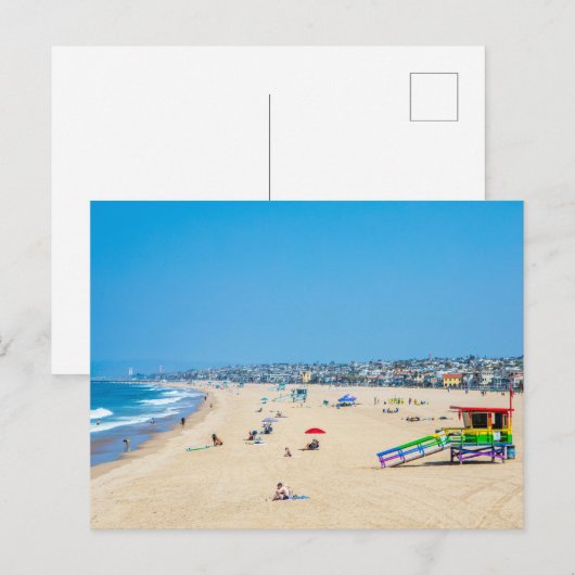 Hermosa Beach Briefkaart (Voorkant / Achterkant)